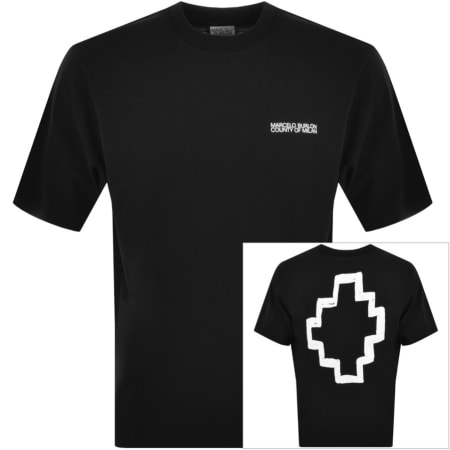 Product Image for Marcelo Burlon Tempera T Shirt Black