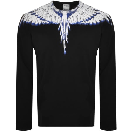 Product Image for Marcelo Burlon Wings Long Sleeve T Shirt Black