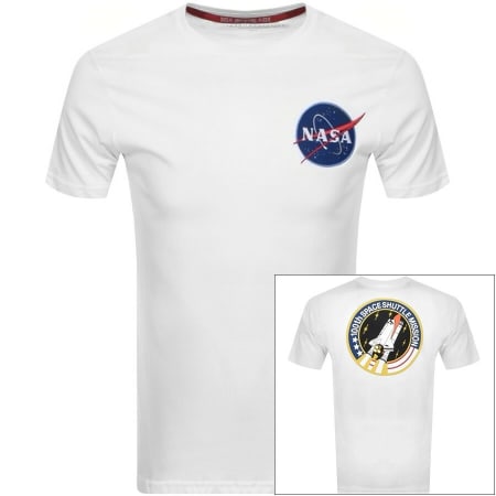 Product Image for Alpha Industries Space Shuttle Logo T Shirt White