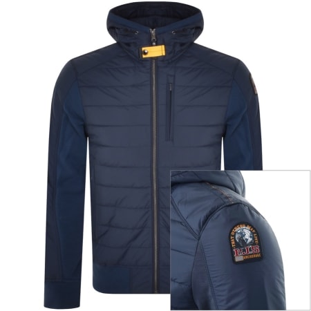 Product Image for Parajumpers Gordon Hybrid Hooded Jacket Blue