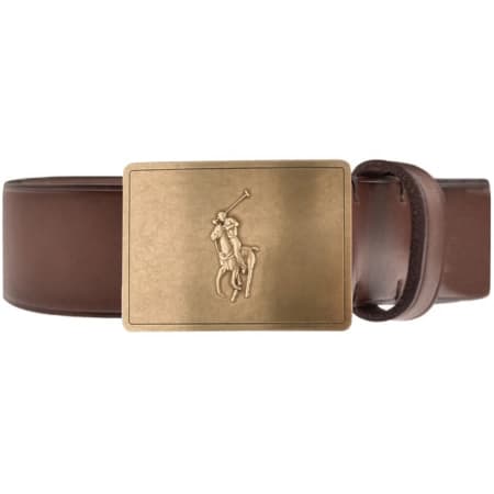 Product Image for Ralph Lauren Plaque Casual Belt Brown