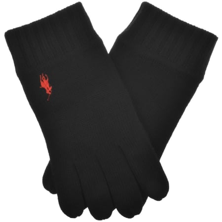 Product Image for Ralph Lauren Wool Gloves Black