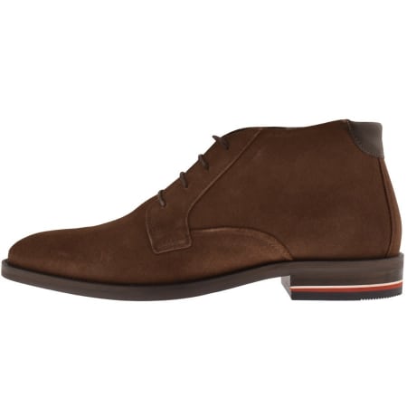 Product Image for Tommy Hilfiger Signature Suede Boot Brown