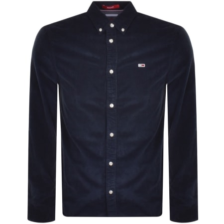 Product Image for Tommy Jeans Long Sleeved Corduroy Shirt Navy