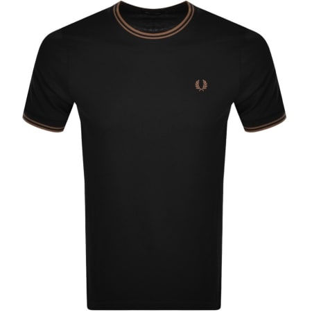 Product Image for Fred Perry Twin Tipped T Shirt Black