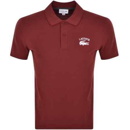 Product Image for Lacoste Short Sleeved Polo T Shirt Red