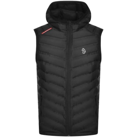 Product Image for Luke 1977 Global Quilted Hooded Gilet Black