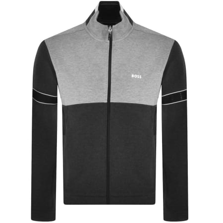 Product Image for BOSS Green Skaz 1 Full Zip Sweatshirt Grey