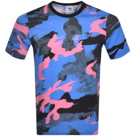 Product Image for adidas Originals Camo T Shirt Blue