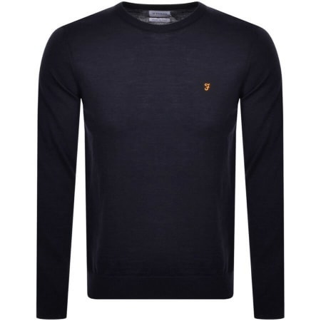 Product Image for Farah Vintage Mullen Knit Jumper Navy