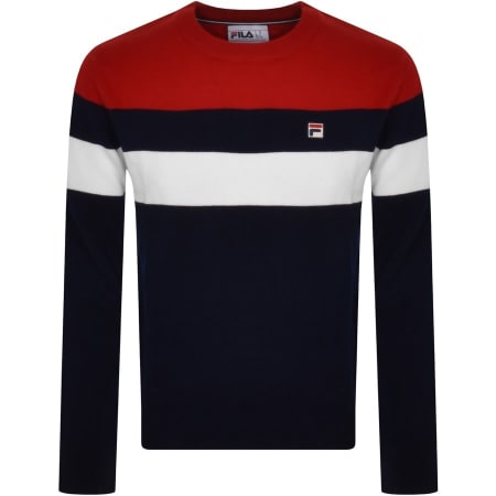 Product Image for Fila Vintage Colourblock Knit Jumper Navy