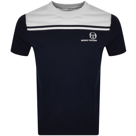 Product Image for Sergio Tacchini Logo T Shirt Navy