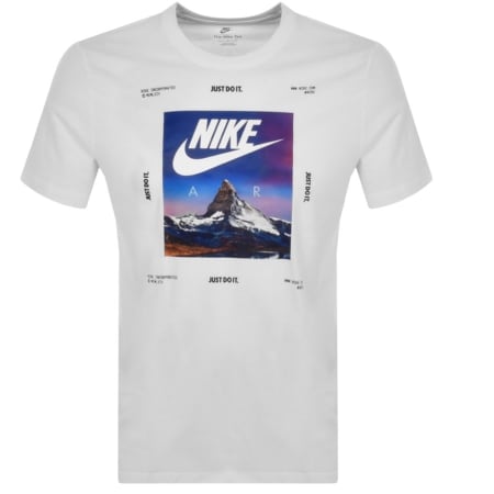 Product Image for Nike Crew Neck SI 3 Photo T Shirt White