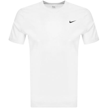 Product Image for Nike Training Dri Fit Logo T Shirt White