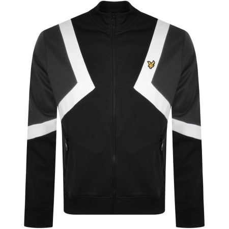Product Image for Lyle And Scott Striped Track Top Black