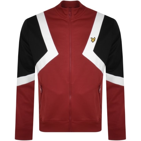 Product Image for Lyle And Scott Striped Track Top Red