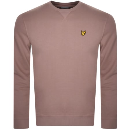 Product Image for Lyle And Scott Crew Neck Sweatshirt Pink
