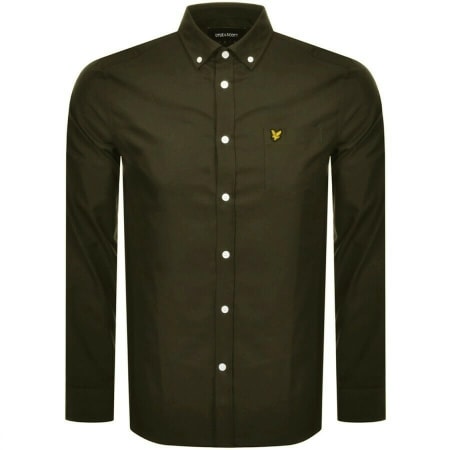 Product Image for Lyle And Scott Oxford Long Sleeve Shirt Green