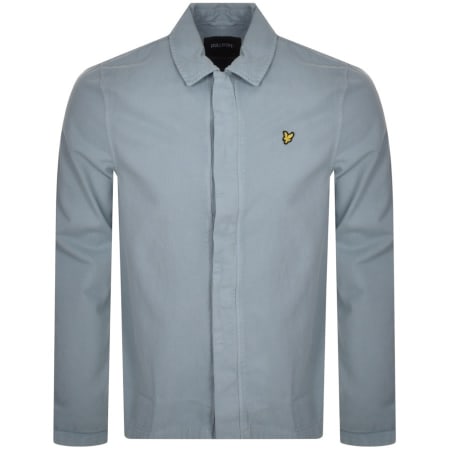 Product Image for Lyle And Scott Drill Overshirt Blue