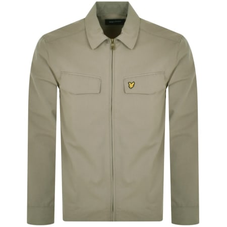 Product Image for Lyle And Scott Nylon Pocket Overshirt Khaki