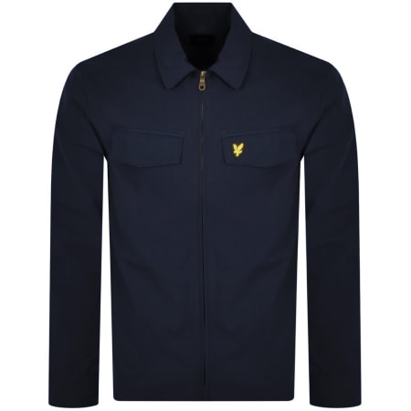 Product Image for Lyle And Scott Nylon Pocket Overshirt Navy