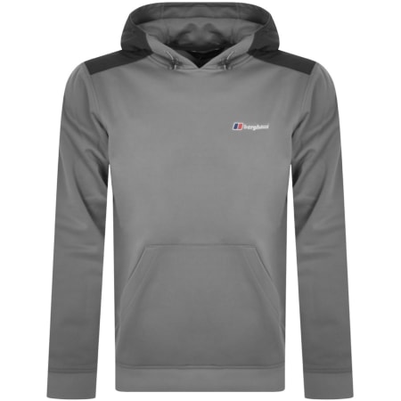 Product Image for Berghaus Vangar Logo Hoodie Grey