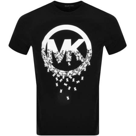 Product Image for Michael Kors Short Sleeve Drip T Shirt Black
