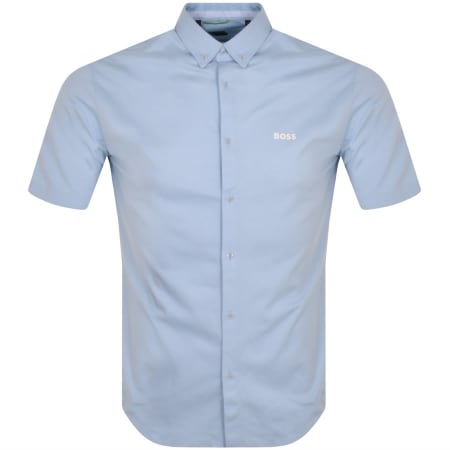 Product Image for BOSS Biadia R Short Sleeved Shirt Blue