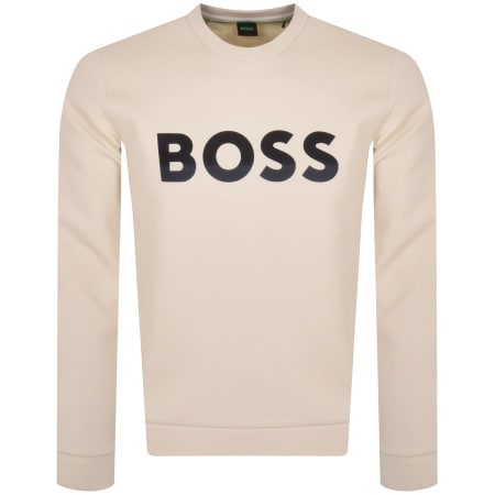 Product Image for BOSS Salbo 1 Sweatshirt White