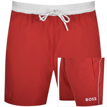 Product Image for BOSS Starfish Swim Shorts Red