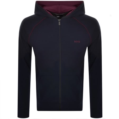 Product Image for BOSS Lounge Full Zip Hoodie Navy