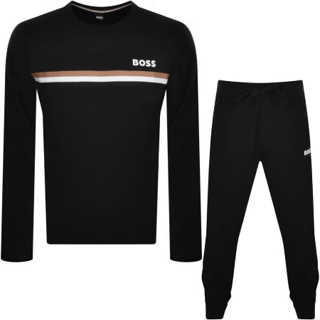 Product Image for BOSS Bodywear Lounge Tracksuit Black