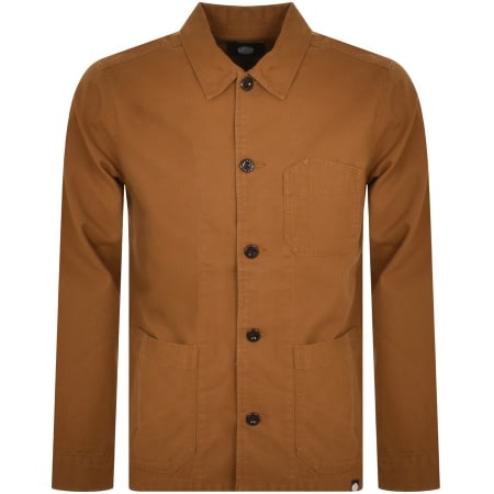 Product Image for Pretty Green Blake Chore Overshirt Jacket Brown