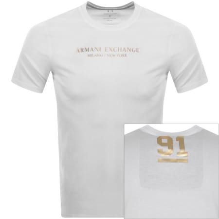 Product Image for Armani Exchange Logo T Shirt White
