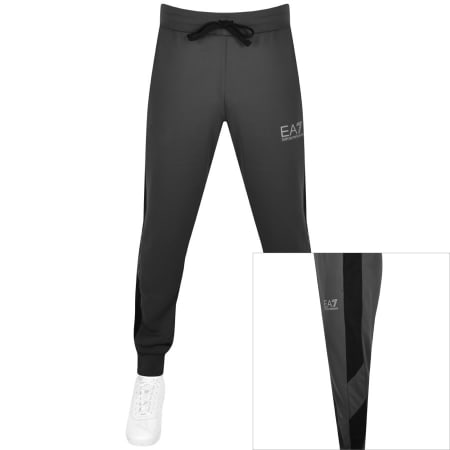 Product Image for EA7 Emporio Armani Logo Jogging Bottoms Grey