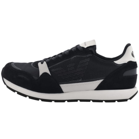 Product Image for Emporio Armani Logo Trainers Navy