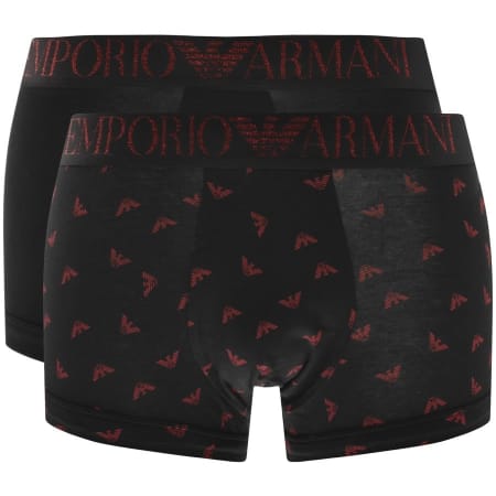 Product Image for Emporio Armani Underwear 2 Pack Trunks Black