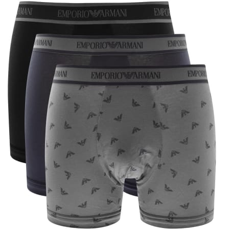 Product Image for Emporio Armani Underwear 3 Pack Boxers Black