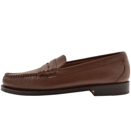 Product Image for GH Bass Weejun Larson Tumble Loafers Brown