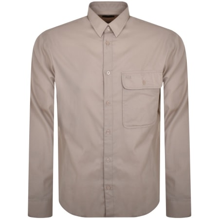 Product Image for Armani Exchange Long Sleeved Loose Shirt Beige