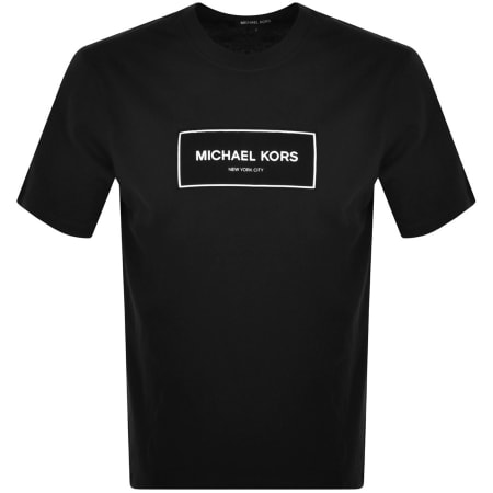 Product Image for Michael Kors Short Sleeve Logo T Shirt Black