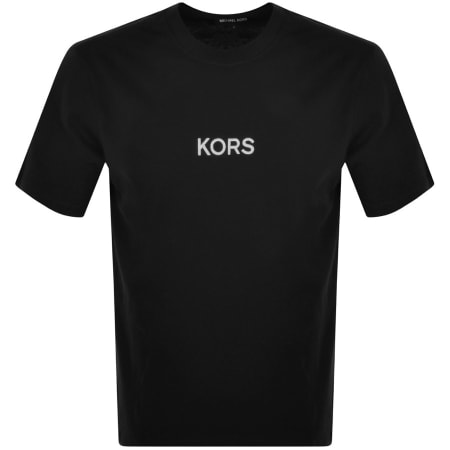 Product Image for Michael Kors Short Sleeve Logo T Shirt Black