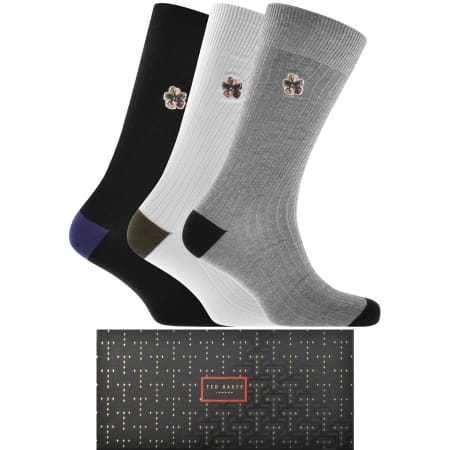 Product Image for Ted Baker 3 Pack Socks Black