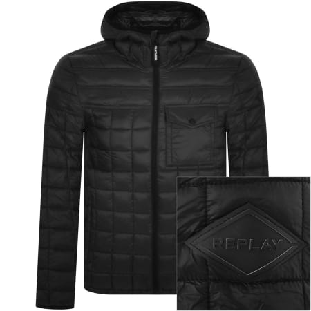 Product Image for Replay Padded Jacket Black