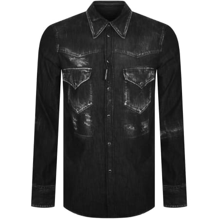 Product Image for DSQUARED2 Long Sleeve Shirt Black
