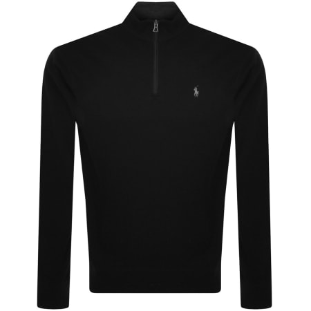 Product Image for Ralph Lauren Half Zip Sweatshirt Black