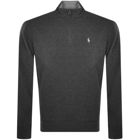 Product Image for Ralph Lauren Half Zip Sweatshirt Grey