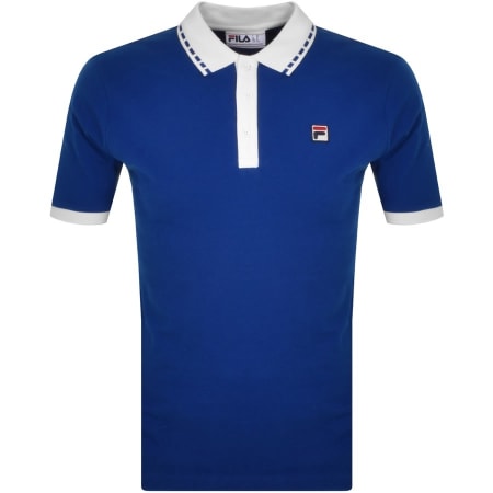 Product Image for Fila Vintage Seb Graphic Polo T Shirt Blue