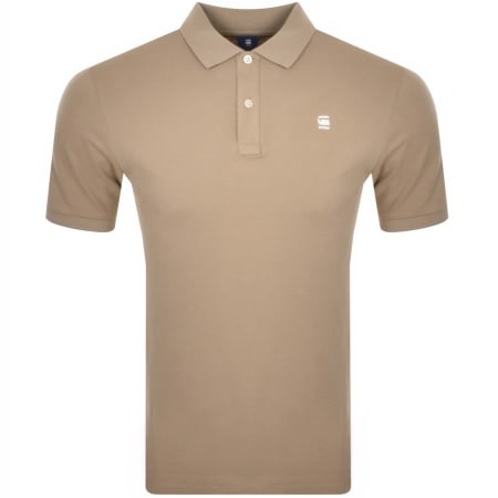 Product Image for G Star Raw Dunda Polo T Shirt Beige