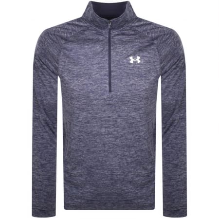 Product Image for Under Armour Half Zip Tech Sweatshirt Navy